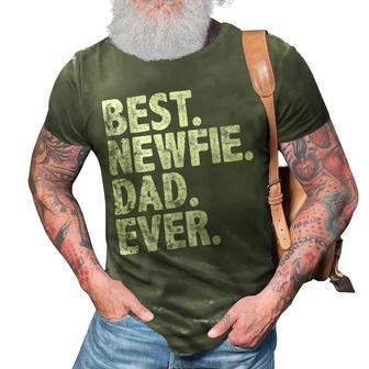 Best Newfie Dad Ever Funny Dog Owner Daddy Cool Father 3D Print Casual Tshirt - Monsterry