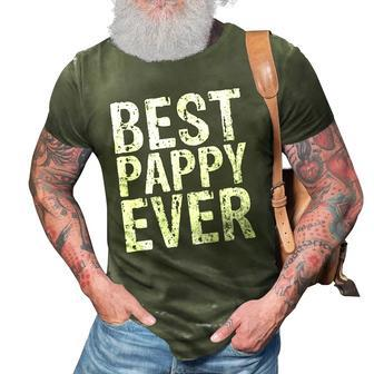 Best Pappy Ever Funny Gift Fathers Day 3D Print Casual Tshirt | Mazezy