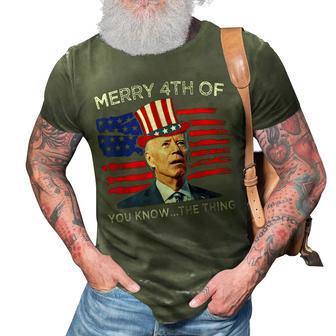 Biden 4Th Of July | Joe Biden Happy Fathers Day Funny 3D Print Casual Tshirt - Seseable