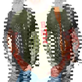 Bmx American Flag Patriotic Bike Gift Men Women Boys Kids 3D Print Casual Tshirt | Mazezy