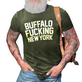 Buffalo Fucking New York - Bflo City 716 Ny Retro Distressed 3D Print Casual Tshirt | Mazezy