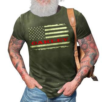 California American Flag Oakley Usa Patriotic Souvenir 3D Print Casual Tshirt - Seseable