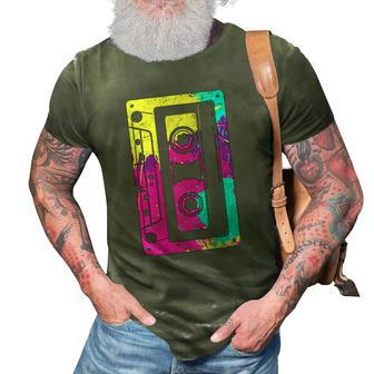 Cassette Tape Mixtape 80S And 90S Costume 3D Print Casual Tshirt | Mazezy