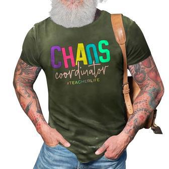 Chaos Coordinator Teacher Preschool Kindergarten 3D Print Casual Tshirt | Mazezy