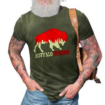 Choose Love Buffalo Buffalo City Skyline 3D Print Casual Tshirt | Mazezy