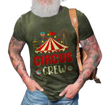 Circus Crew Funny Circus Staff Costume Circus Theme Party 3D Print Casual Tshirt - Monsterry CA