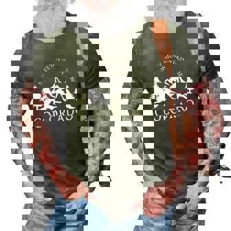 Colorado Mountains Sweet Mountain View 3D Print Casual Tshirt | Mazezy