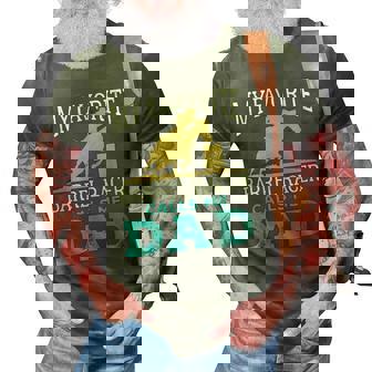 Cool Barrel Racing Dad Horse Funny Rodeo Sport 3D Print Casual Tshirt | Mazezy