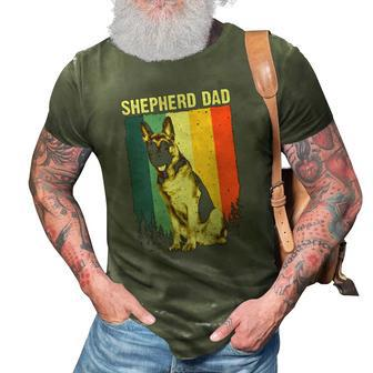 Cute German Shepherd Dad For Men Father Dog Lover Pet Animal 3D Print Casual Tshirt | Mazezy