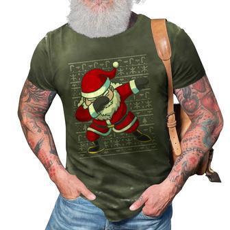 Dabbing Santa Claus Christmas Dab Men Women Boys Kids Youth 3D Print Casual Tshirt