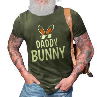 Daddy Bunny Easter And Glasses For Happy Easter Fathers Day 3D Print Casual Tshirt | Mazezy