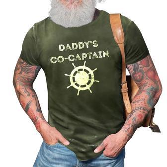 Daddys Co-Captain Boating For Boys And Girls 3D Print Casual Tshirt | Mazezy