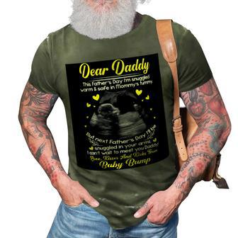 Dear Daddy I Cant Wait To Meet You Fathers Day Mug 3 3D Print Casual Tshirt - Monsterry