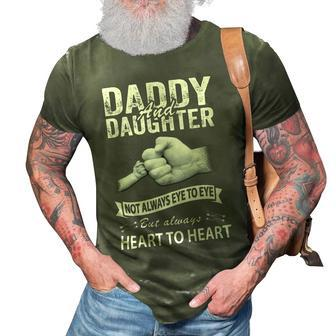Father Grandpa Daddy And Daughter Not Always Eye To Eye 112 Family Dad 3D Print Casual Tshirt - Monsterry UK