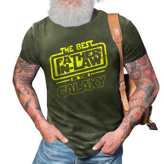 Father In Law The Best In The Galaxy Gift 3D Print Casual Tshirt | Mazezy
