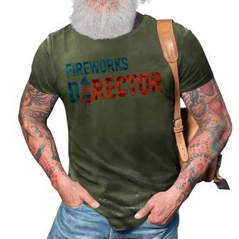 Fireworks Director Fireworks Manager 4Th Of July Fireworks 3D Print Casual Tshirt - Seseable
