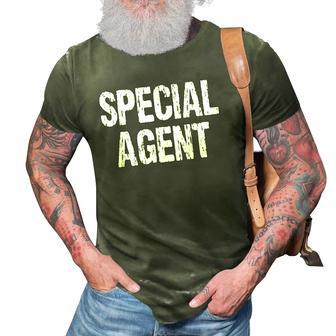 Funny Fathers Day Gift Special Agent Hero 3D Print Casual Tshirt | Mazezy