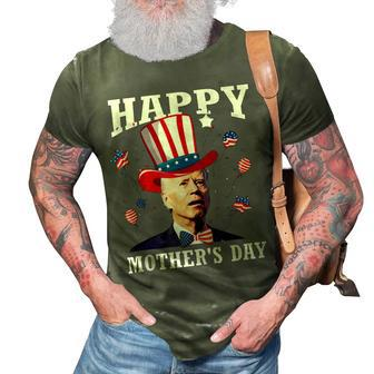 Funny Joe Biden Happy 4Th Of July Confused Mothers Day 3D Print Casual Tshirt - Seseable