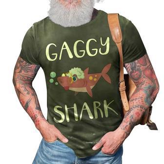 Gaggy Grandma Gift Gaggy Shark V2 3D Print Casual Tshirt - Seseable