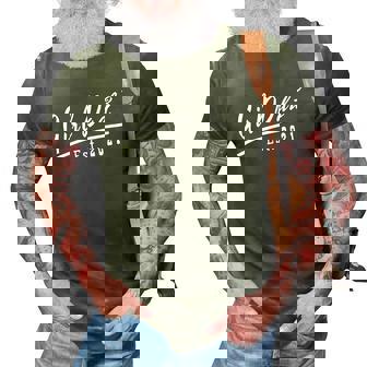 Girl Dad Cubed Est 2022 Three Daughters Father Three Girls 3D Print Casual Tshirt | Mazezy
