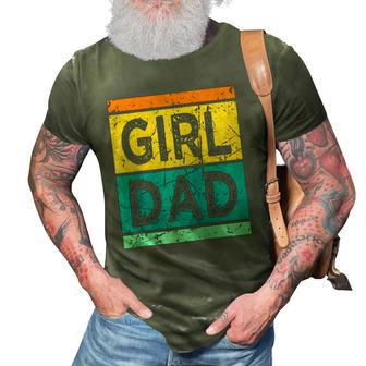 Girl Dad With Daughters Hashtag For Men Raglan Baseball Tee 3D Print Casual Tshirt | Mazezy