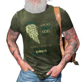 God Made My Brother An Angel In Heaven In Memory Bro Grief 3D Print Casual Tshirt | Mazezy