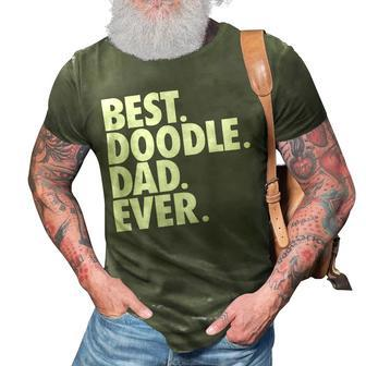 Goldendoodle Dad - Best Doodle Dad Ever 3D Print Casual Tshirt - Seseable