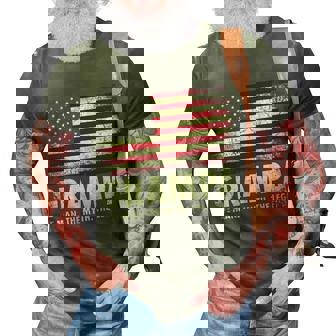 Grampa The Man Myth Legend Fathers Day 4Th Of July Grandpa 3D Print Casual Tshirt | Seseable CA