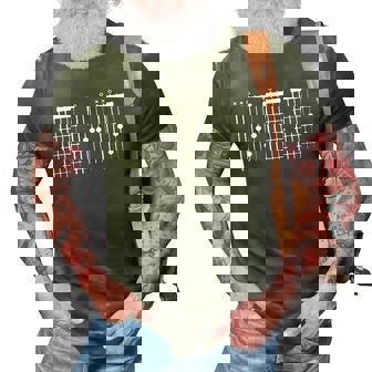 Guitar Strings Dad Guitarist Fathers Day Gift Guitar 3D Print Casual Tshirt | Mazezy