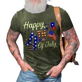 Happy 4Th Of July Funny 4Th Of July Party For Men Women Kids 3D Print Casual Tshirt - Seseable