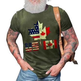 Happy Canada Day Usa Pride Us Flag Day Useh Canadian 3D Print Casual Tshirt - Seseable