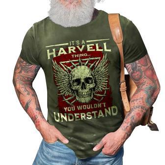Harvell Name Shirt Harvell Family Name 3D Print Casual Tshirt - Monsterry DE