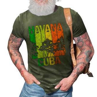 Havana Cuba Cuban Beach Caribbean Summer Holidays 3D Print Casual Tshirt | Mazezy