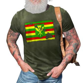 Hawaii Kanaka Maoli Flag Proud To Be Hawaiian 3D Print Casual Tshirt | Mazezy