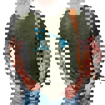 Hawaiian Islands Aloha Palm Tree Vintage Style 3D Print Casual Tshirt | Mazezy