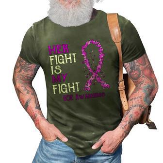 Her Fight Is My Fight Eoe Awareness 3D Print Casual Tshirt | Mazezy
