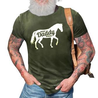 Horse Daddy Dad Lover Fathers Day Gift Men Tee 3D Print Casual Tshirt | Mazezy