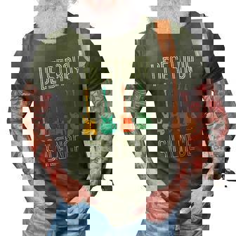 I Destroy Silence Guitar Vintage Guitarist Guitar Player 3D Print Casual Tshirt | Mazezy
