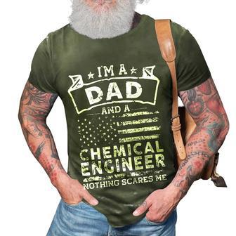 Im A Dad And Chemical Engineer Fathers Day & 4Th Of July 3D Print Casual Tshirt - Seseable