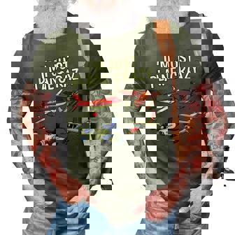 Im Just Plane Crazy - Aviation Gifts For Aircraft Pilots 3D Print Casual Tshirt - Seseable