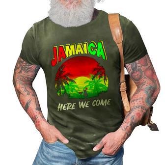 Jamaica Here We Come Jamaica Calling 3D Print Casual Tshirt | Mazezy