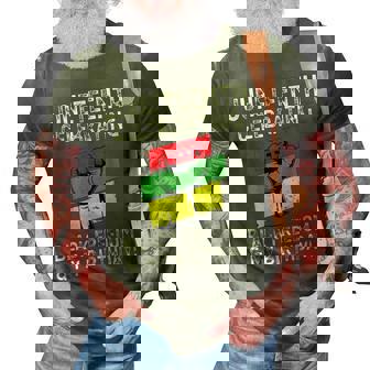 Juneteenth Celebrating Black Freedom & My Birthday June 19 3D Print Casual Tshirt | Seseable UK