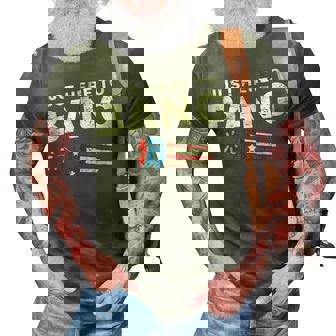 Just Here To Bang Funny Fireworks 4Th Of July Boys Men Kids 3D Print Casual Tshirt - Seseable
