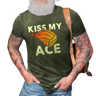 Kiss My Ace Volleyball Team For Men & Women 3D Print Casual Tshirt | Mazezy