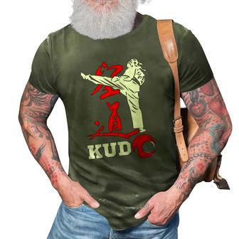 Kudo Martial Arts Japan Symbol Funny Graphic Design 3D Print Casual Tshirt | Mazezy