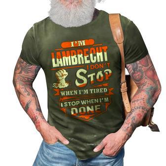 Lambrecht Name Gift Im Lambrecht 3D Print Casual Tshirt - Seseable