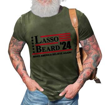 Lasso Beard 2024 3D Print Casual Tshirt - Monsterry