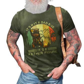 Mens Funny Bear Camping - Its Not A Dad Bod Its A Father Figure 3D Print Casual Tshirt | Mazezy