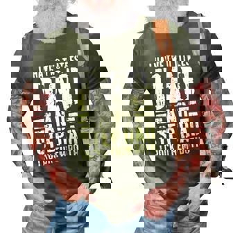 Mens I Have Two Titles Dad And Step Dad I Rock Them Both 3D Print Casual Tshirt | Mazezy