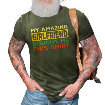 Mens Mens My Amazing Girlfriend Bought Me This Relationship 3D Print Casual Tshirt | Mazezy